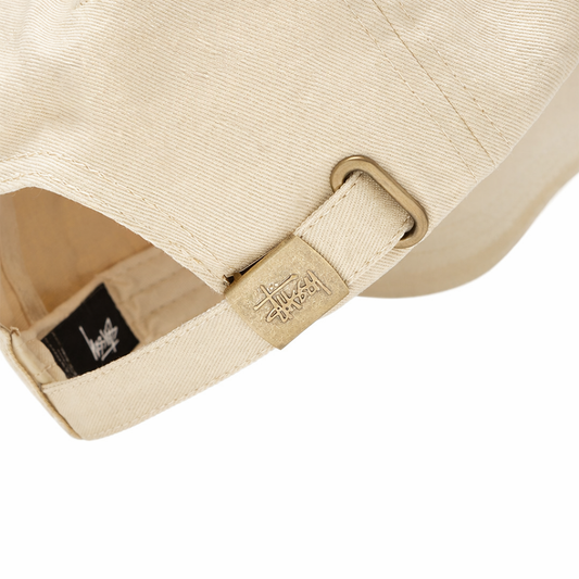 Stussy Basic Tonal Stock Low Pro Cap 'Cream'