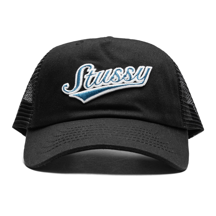 Stussy LP Athletic Trucker Cap - Black