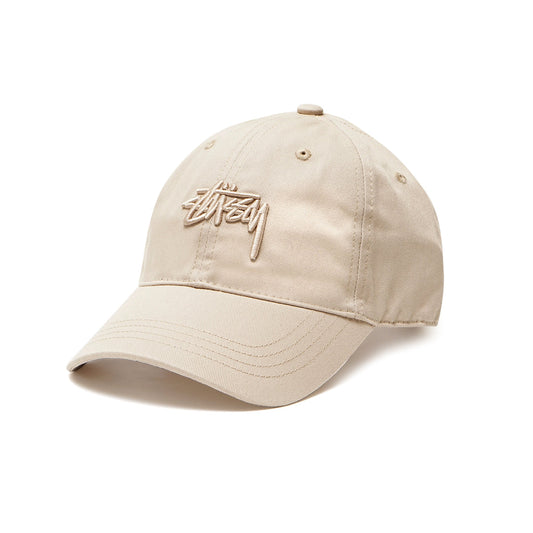 Stussy Basic Tonal Stock Low Pro Cap 'Cream'